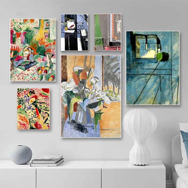 Henri Matisse HD Prints Wall Art Fauvism Posters Nordic Paintings Landscape Posters and Prints Home Decor Pictures Living Room