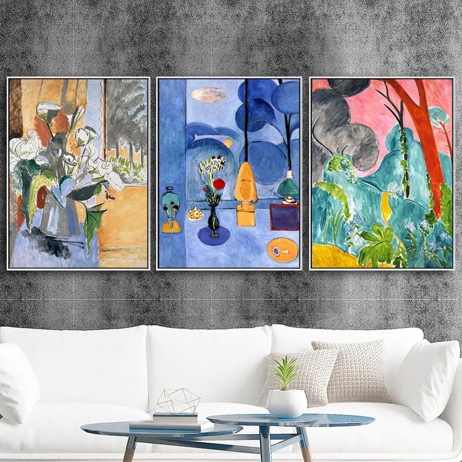 Henri Matisse HD Prints Wall Art Fauvism Posters Nordic Paintings Landscape Posters and Prints Home Decor Pictures Living Room