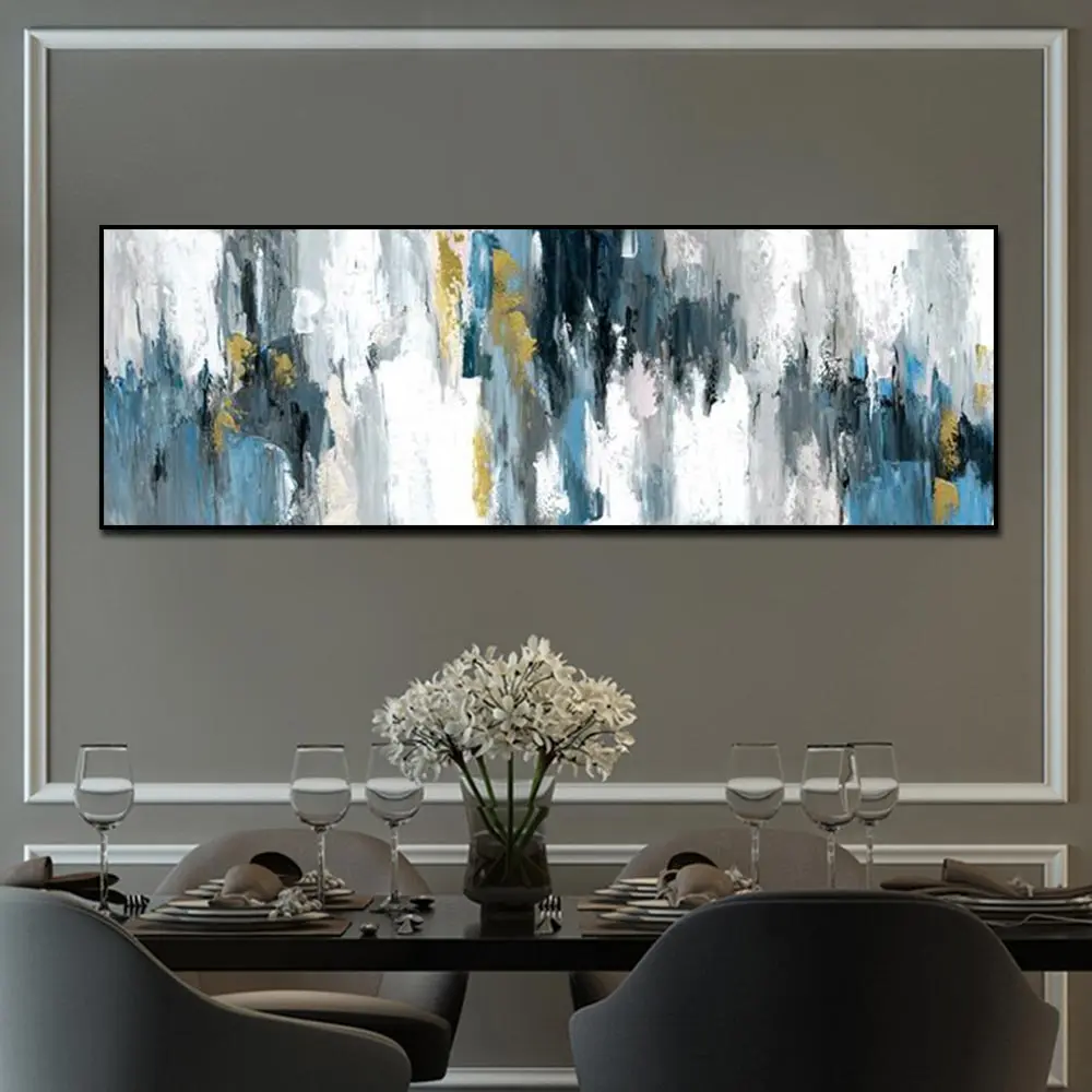 Abstract Oil Painting On Canvas Posters And Prints Modern Scandinavian Wall Art Picture Bedroom Home Decor