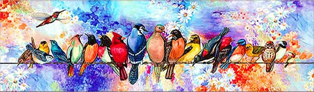60x120cm Painting By Numbers Bird Acrylic Paint By Numbers Cartoon Animal Large Size For Living Room Home Decors