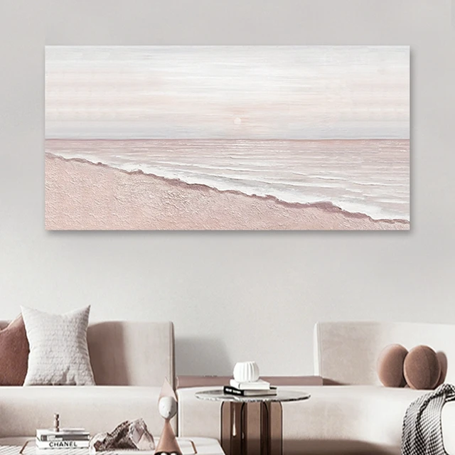 No Framed The Sunset On The Sea Handpainted Idea Oil Painting On Canvas Large Handmade Wall Art Modern Home Decoration