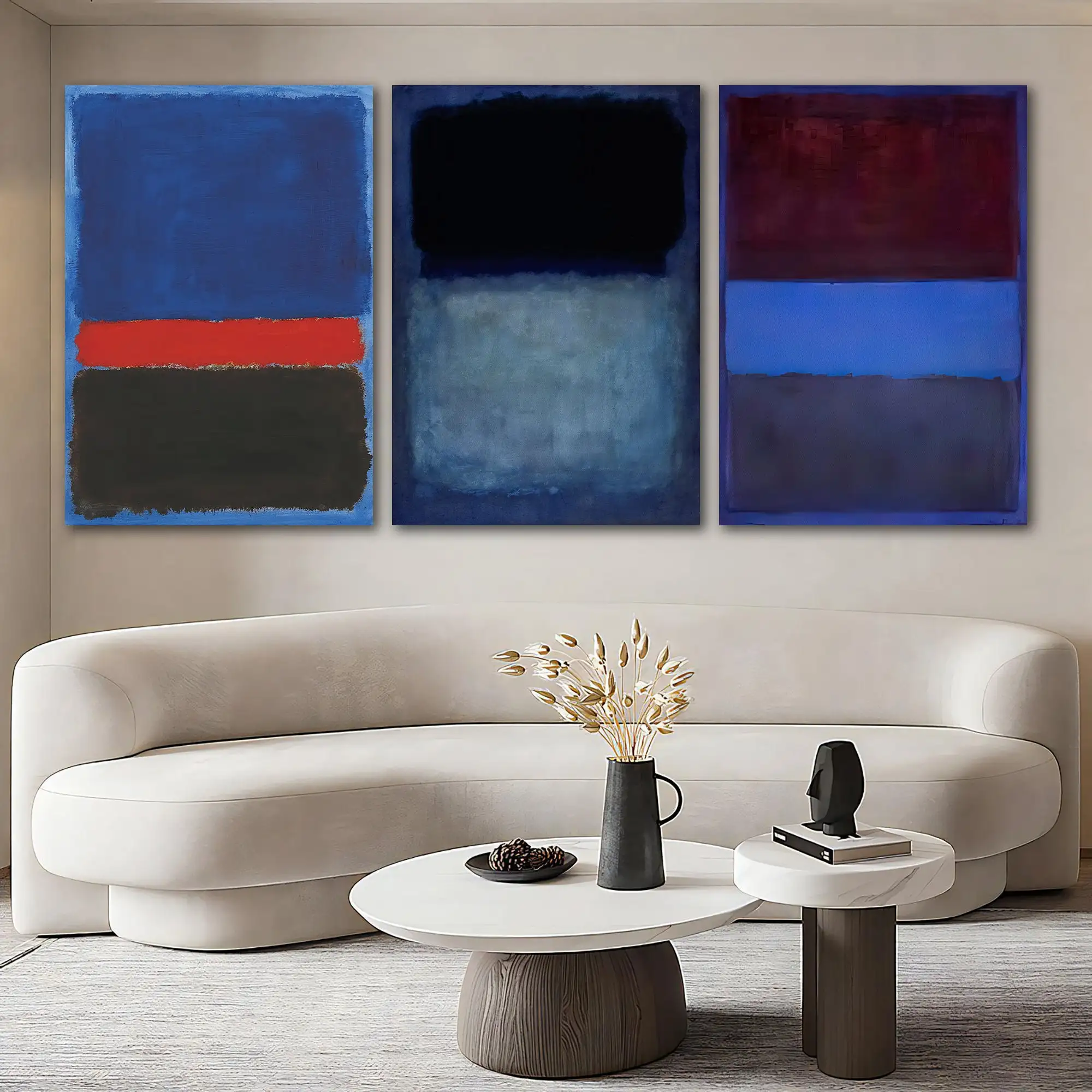Mark Rothko Classical Abstract Art Posters Prints Canvas Wall Art Rothko Reproduction Picture for Living Room Cuadros Home Decor