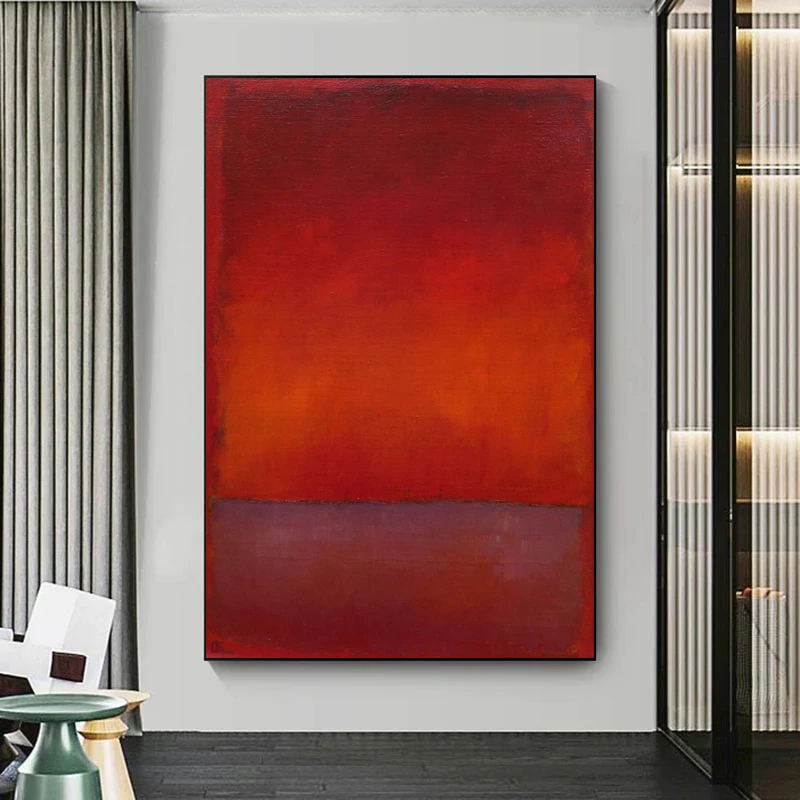 Abstract Canvas Oil Painting print Unframed Spray Frameless hologram living room Home decor art
