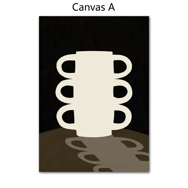 Abstract Geometric Shape High Heels Woman Posters And Print Line Wall Art Canvas Painting Wall Picture Living Room Home Decor