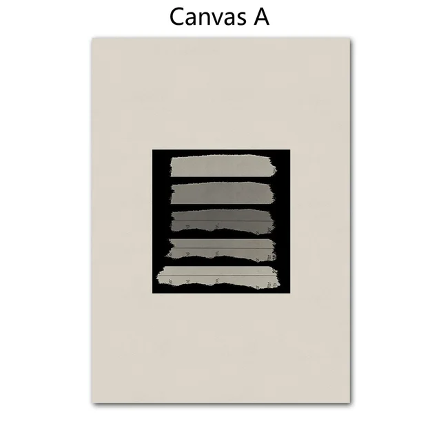Abstract Minimalism Geometry Nordic Posters Prints Modern Black Grey Wall Art Canvas Painting Pictures Living Indoor Home Decor