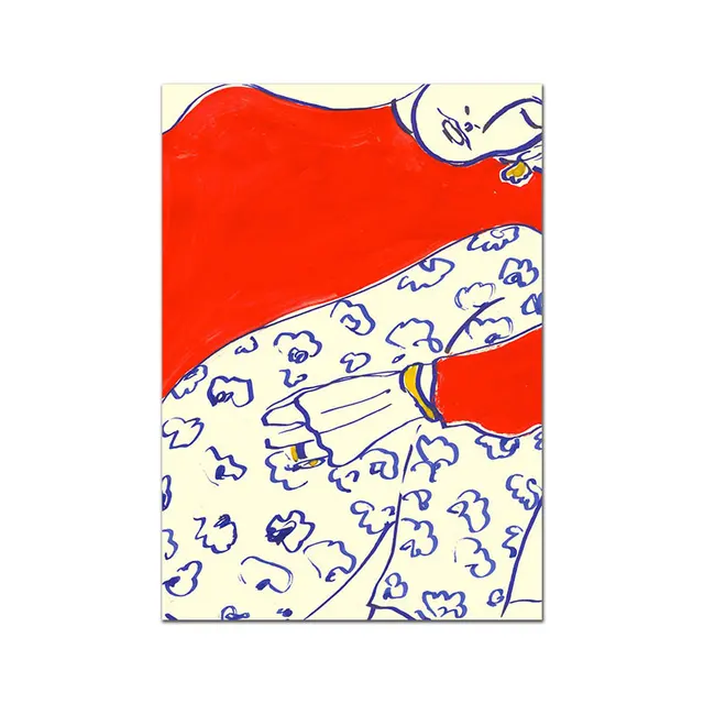 Abstract Lines Figure Poster Modern Simplicity Striped Wall Art Canvas Painting Nordic Picture For Living Room Home Decorposter