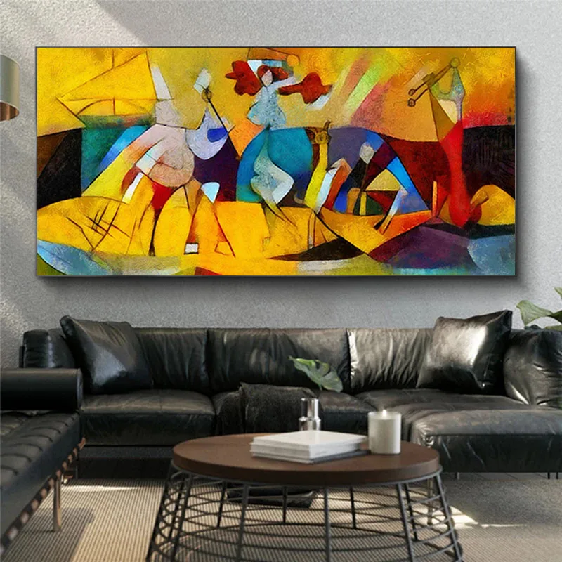 Famous Oil Painting By Picasso Artworks HD Print Wall Art Canvas Pictures For Living Room Modern Home Decor