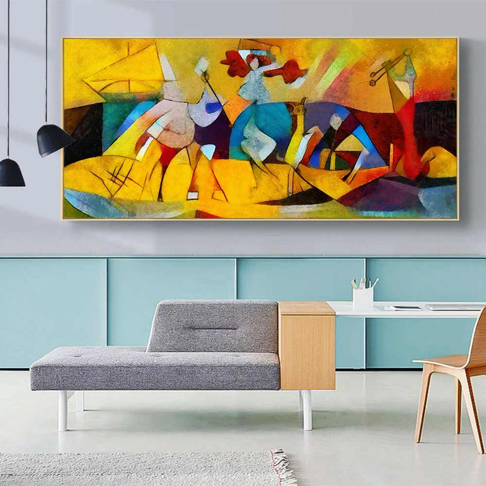 Famous Oil Painting By Picasso Artworks HD Print Wall Art Canvas Pictures For Living Room Modern Home Decor