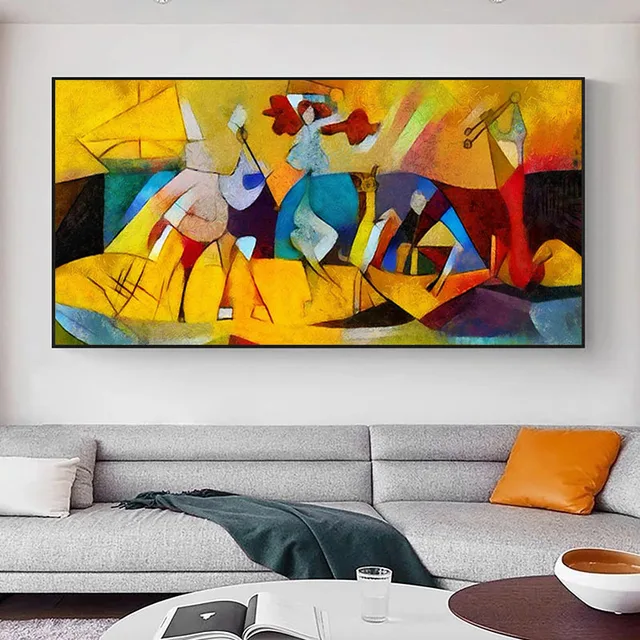 Famous Oil Painting By Picasso Artworks HD Print Wall Art Canvas Pictures For Living Room Modern Home Decor