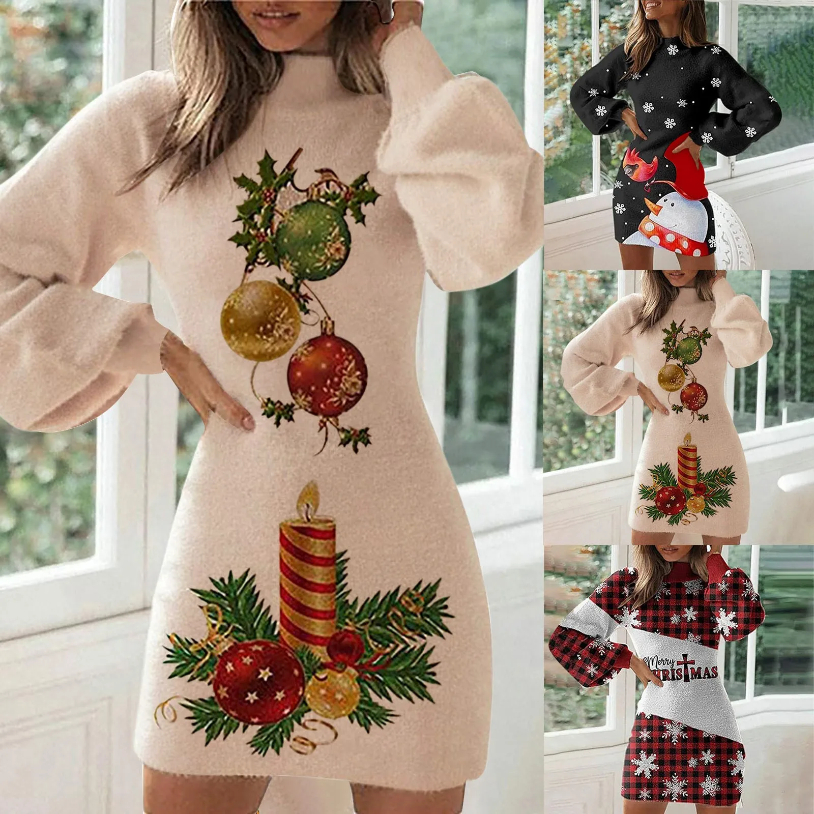 Summer Beach Chiffon Scarf Dress Casual Vacation Comfy Sweaters Temperament High Street Christmas Dress For Women Vestidos