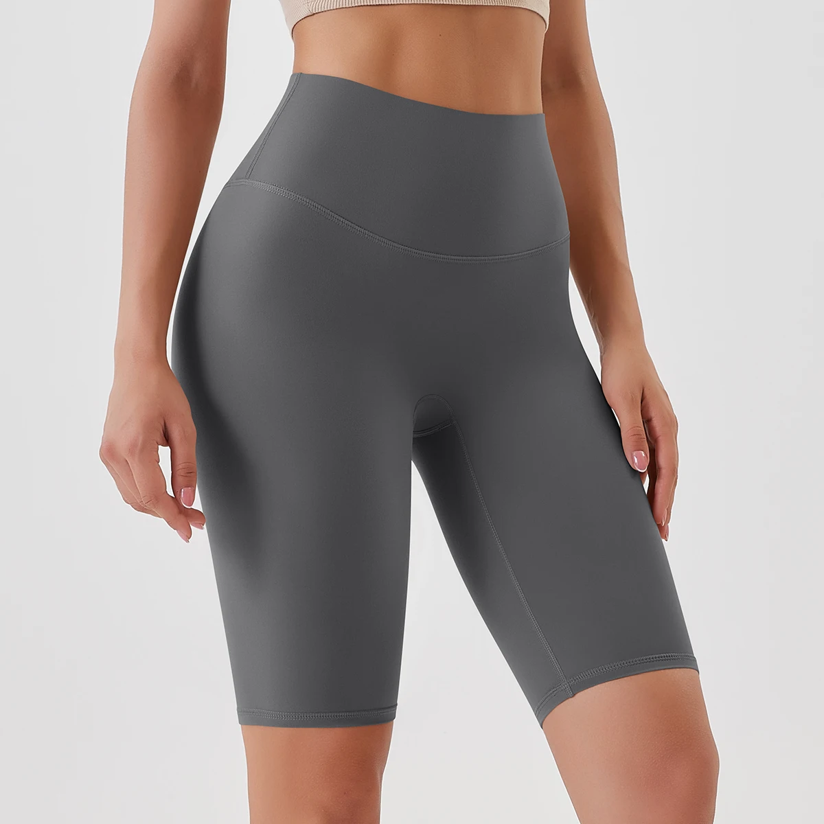 Women Sports Short Yoga Shorts High Waist Breathable Soft Fitness Tight Women Yoga Legging Shorts Cycling Athletic Gym Shorts