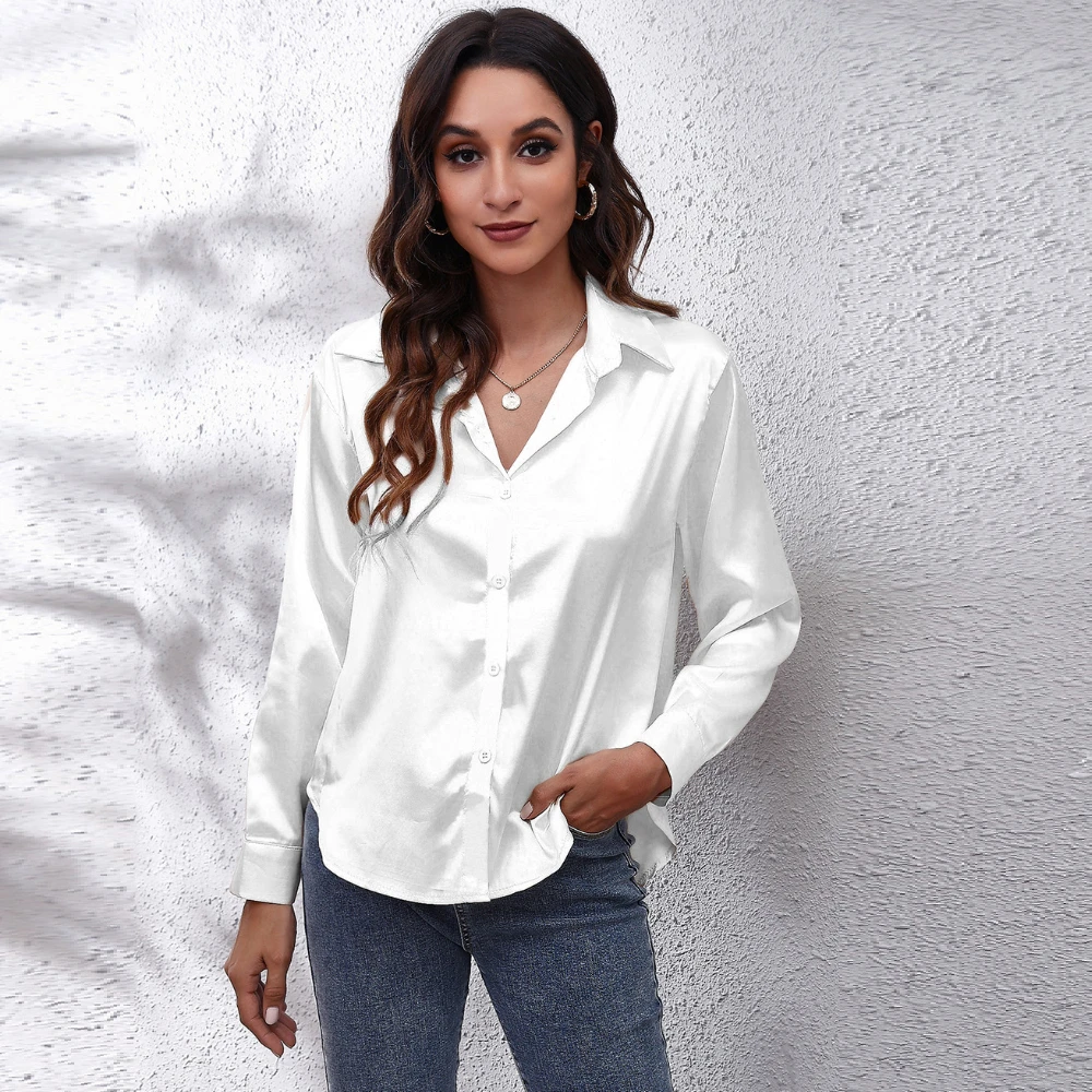 Spring Autumn Fashion Loose Blouse Women Elegant Vintage Long Sleeve Shirt Womens Tops Camisas De Mujer Ladies Street Shirts