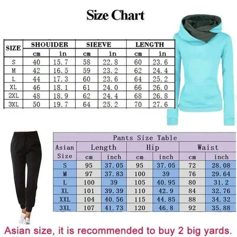 Tracksuit Women Winter  Female Pullovers Hoodies+Pants Jogging Woman Two Pieces Set Sports Suit for Women Clothing Outfits