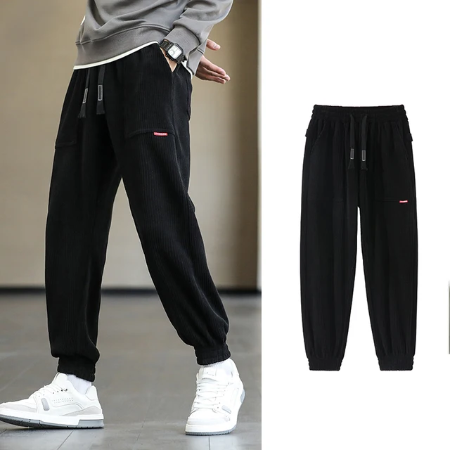 Autumn Winter Corduroy Sweatpants Men Baggy Joggers Fashion Streetwear Loose Casual Harem Pants Plus SIze 8XLProduct se