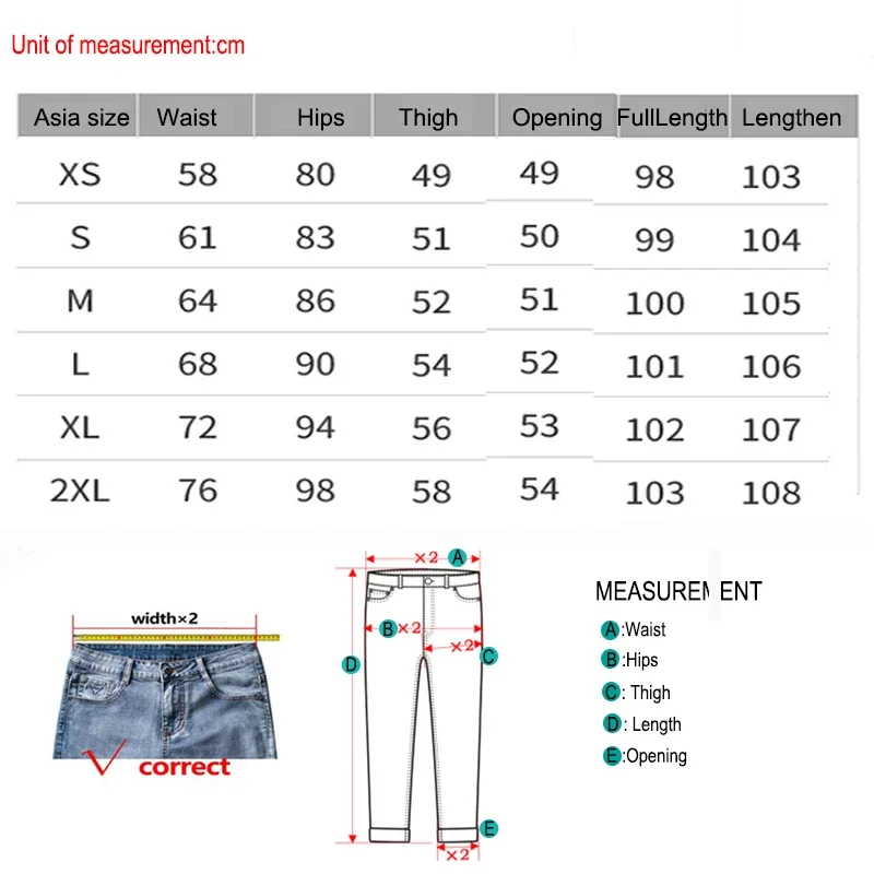 Black Slightly Stretch Jeans For Women's New Tigh Waisted Slim Fit Wide Leg Design Sexy Long Pants for Female