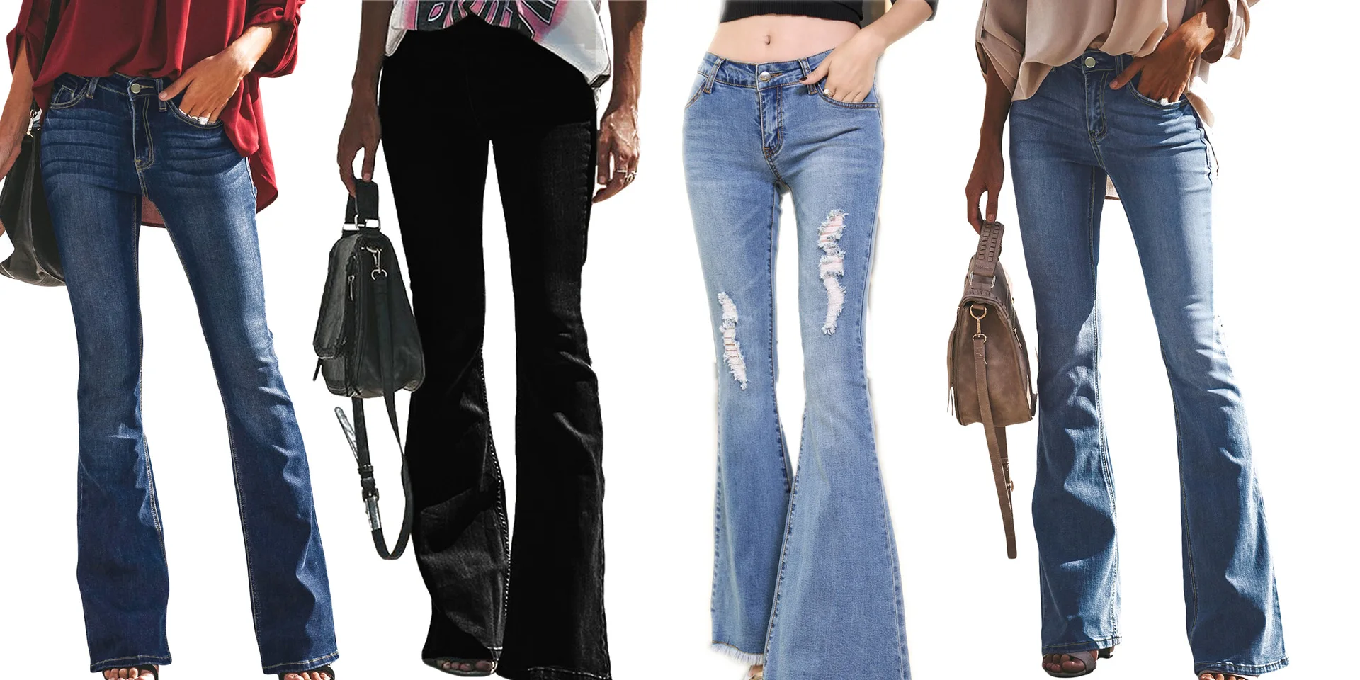 Classic Denim Jeans with Flared Legs Perfect for European and American Fashion Baggy Hosen Slouchy Jeans Jeans Women