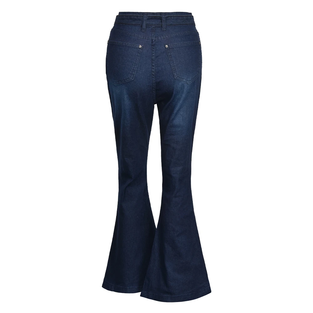 Women Fashion Jeans Pant Cargo Casual Denim Skinny Thicken Fleece Students Pants Trousers