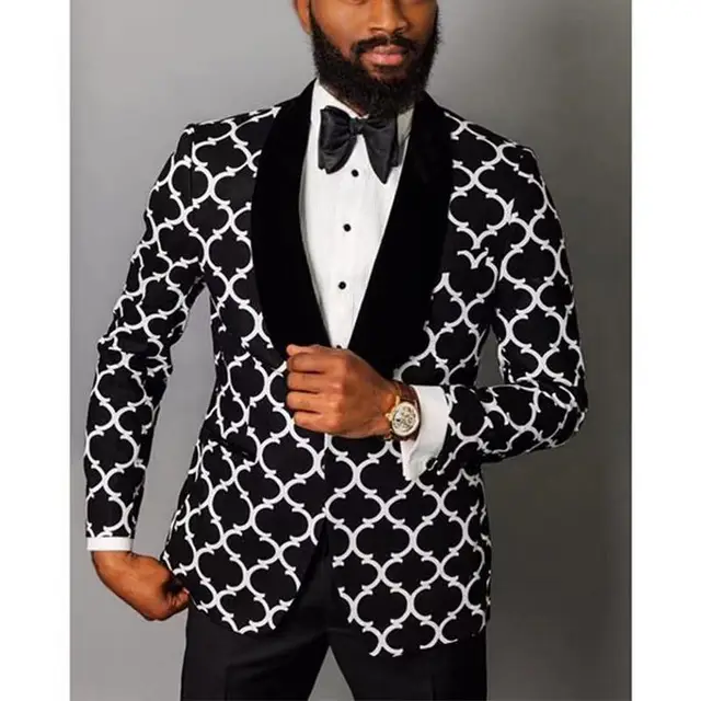 Men's Long Sleeved Tuxedo Suit Fashionable Simple Color Matching Single Button Casual Suit