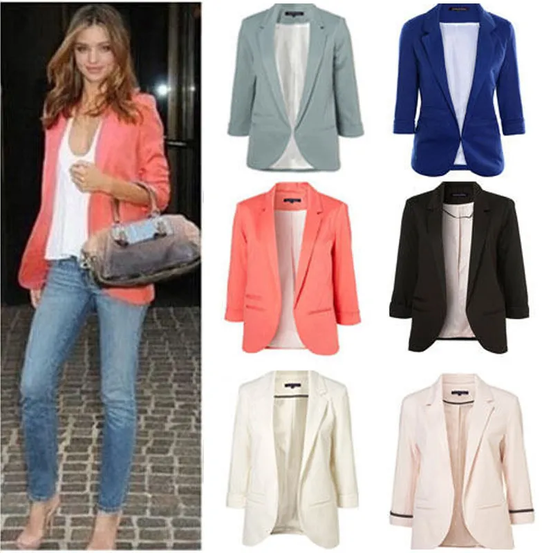 Women Blazer Long Sleeve Suit jacket