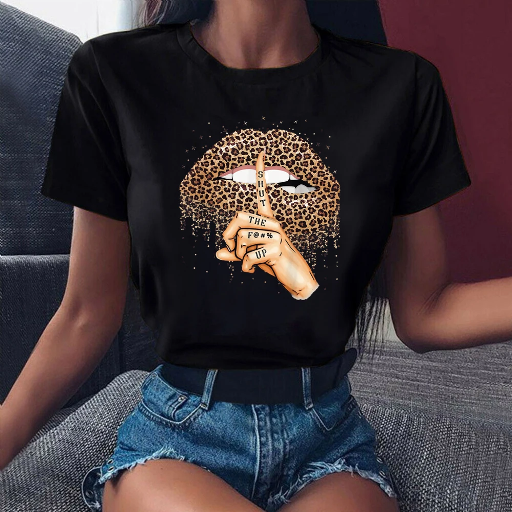 Women Graphic Tops Base O-neck T-shirt