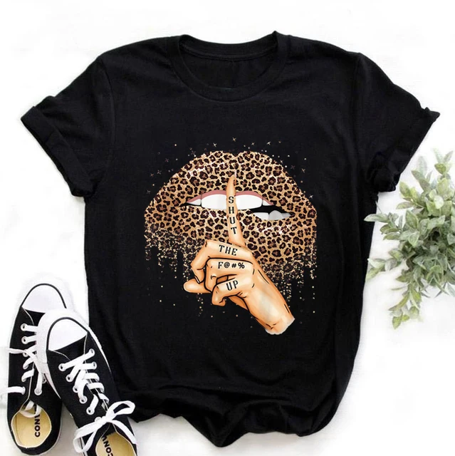 Women Graphic Tops Base O-neck T-shirt