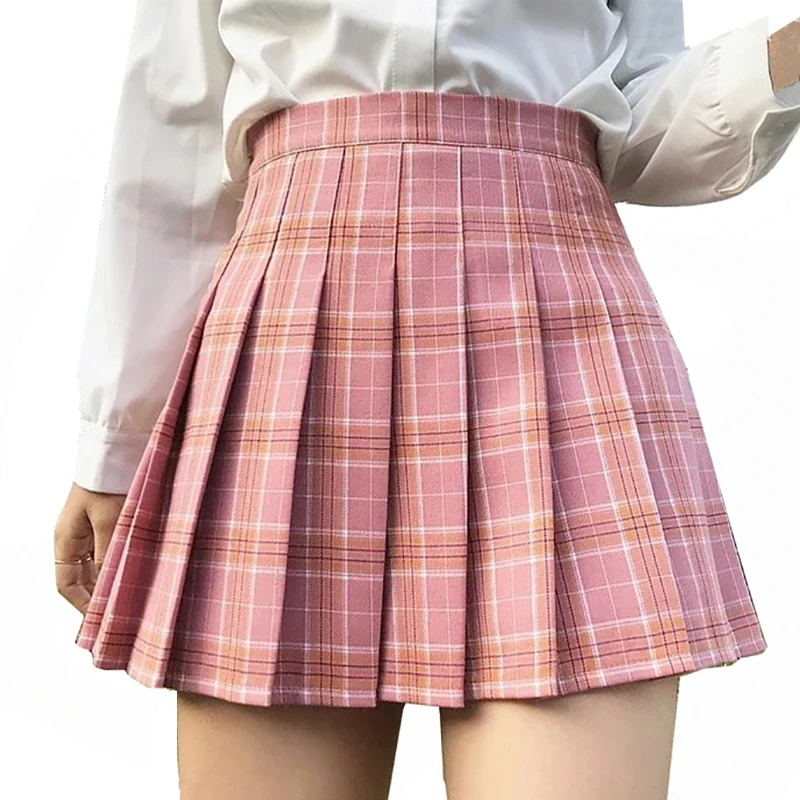 Women High Waist Short Pleated Skirt Micro Mini Skirts