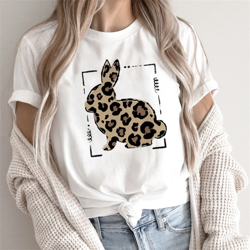 Women Fashion Clothing Graphic T Shirt Short Sleeve Cartoon Top