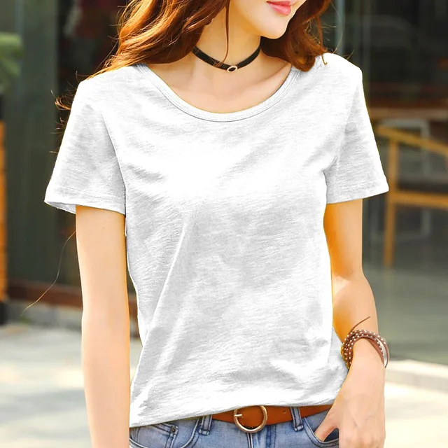 Women’s T-Shirt Pure Cotton Loose Breathable Casual Tops Tee shirt
