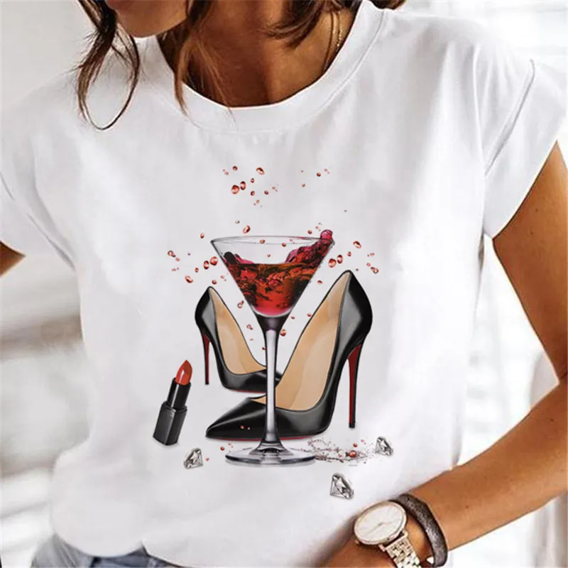 Women Clothing Print Graphic T-shirt Top