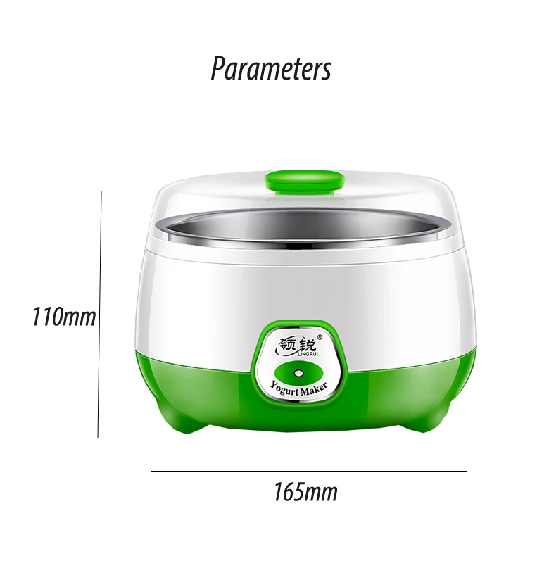 Mini Maker Automatic Yogurt Machine Household DIY Tools Kitchen Appliances Stainless Steel Tank Appliances