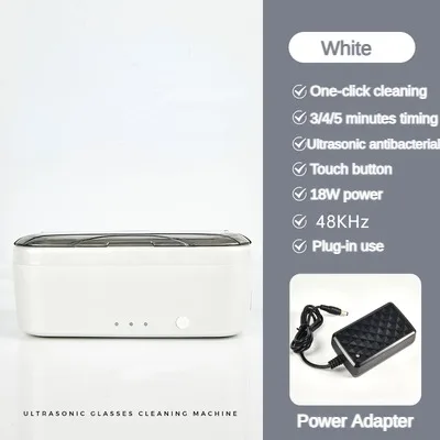 48khz High Frequency Deep Cleaning Cleaning Glasses Ultrasonic Tub Denture Cleaner Jewelry Cleanser Device Washing AppliancesPro