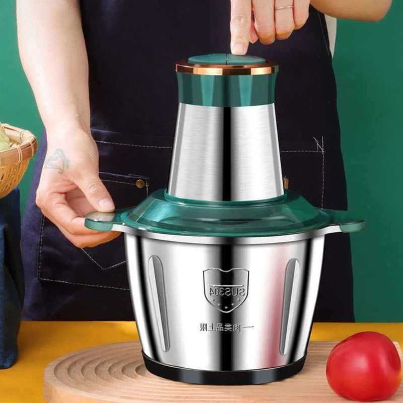 Large Capacity Commercial Household Electric Grinder Stainless Steel Mincer Kitchen Appliances Food Processor