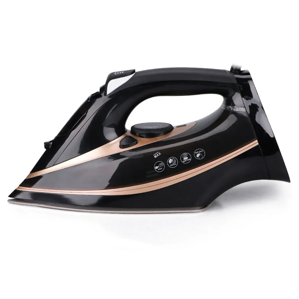 Electric Steam Iron Home Appliance Handheld Iron for Clothes Ceramic Plate Large Steam 2600W HG-1215 for Household