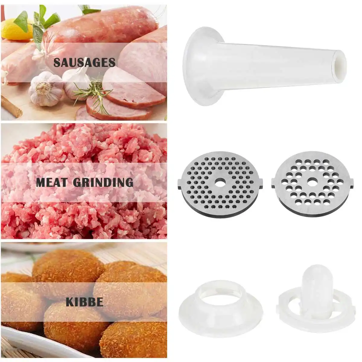 Electric Meat Grinders Stainless Steel Heavy Duty Mincer Sausage Stuffer Food Processor Home Appliances Kitchen Chopper 220V