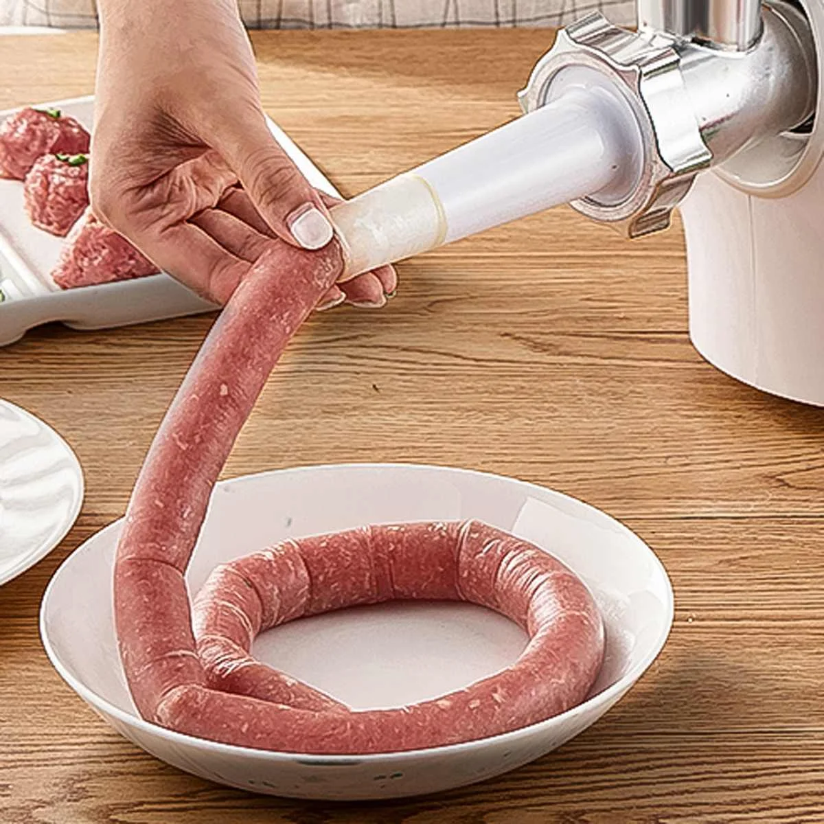 Electric Meat Grinders Stainless Steel Heavy Duty Mincer Sausage Stuffer Food Processor Home Appliances Kitchen Chopper 220V