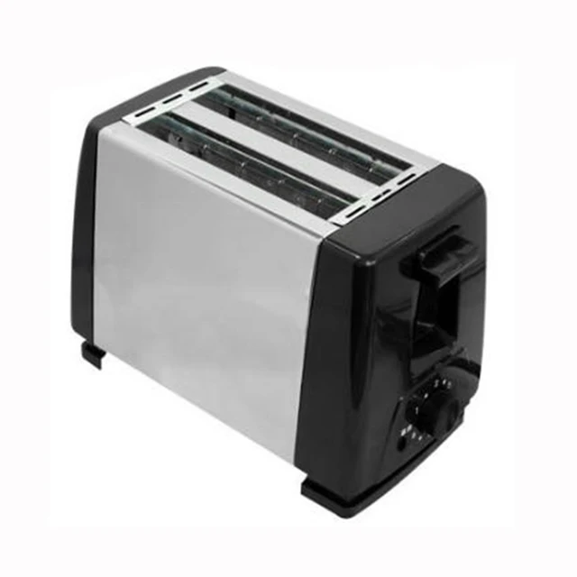 2 Slices Double Side Baking Toaster Automatic Cooking Toasters Fast Heating Stainless Steel Wide Slot Kitchen Cooking Appliances