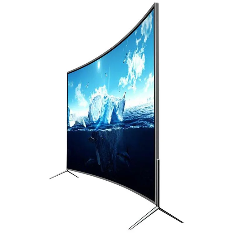 55 Inch New Product Curved Screen Led Tv Television 4k Smart Tv 55 Inch