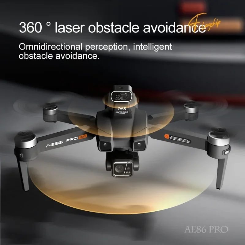 New Ae86 GPS 8k Drone Professional Obstacle Avoidance 8k Dual HD Camera 5g Brushless Motor Foldable Quadcopter