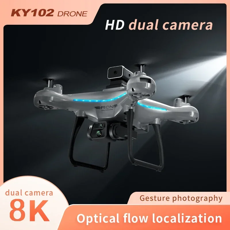 Ky102 Drone 8k Profesional Dual-camera Aerial Photography 360 Obstacle Avoidance Optical Flow Four-axis Rc Aircraft