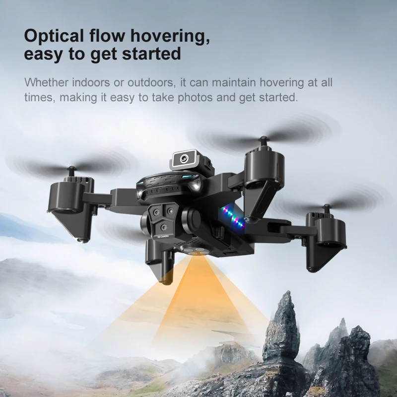 New KY605S Drone 4K 360° Obstacle Avoidance Wide Angle Professional With Three Camera Optical Flow Localization RC Quadcopter