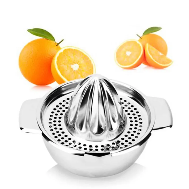 Stainless Steel Lemon Squeezer Manual Juicer For Orange Lemon Squeezer Reamers Fruit Vegetable Squeezer Cup Kitchen Tool