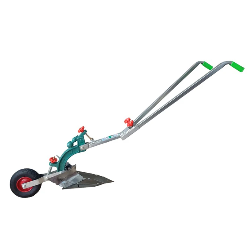 Manual Ditch Opener Plow Tiller Tool Small Hand-plow Agricultural Machinery New Micro-tiller Hand-held Ditch Plow Ridger Machine