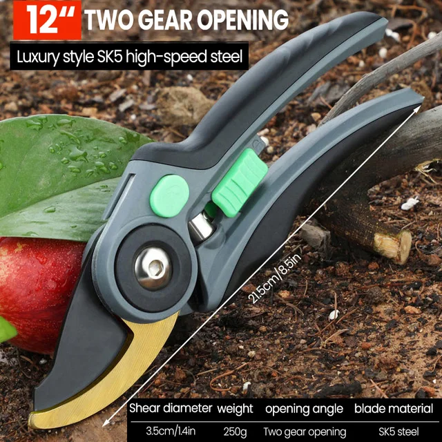 Plant Trim Garden Pruning Shears Horticulture Pruner Cut Shrub Garden Scissor Tool Branch Shear Orchard Folding Saw Set