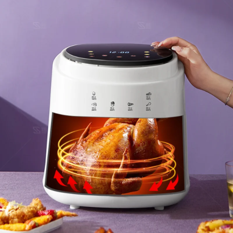 New 8L Oil Free Healthy Household Non-stick Digital Electric Cooker Deep Air Deep Fryer Machine Smart Fries Machine Air Fryer