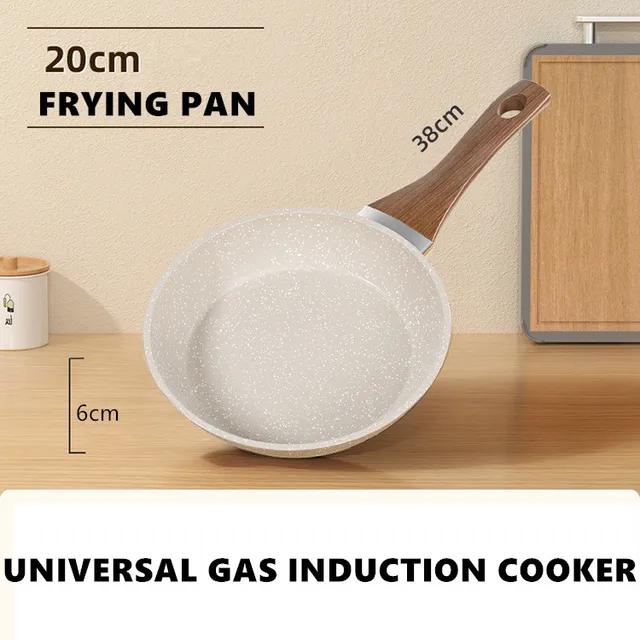 Saucepan Non-Stick Pan Frying Pan Wok Pan Home Steak Skillet Pancake Fried Induction Cooker Gas Stove Special Nonstick Pan