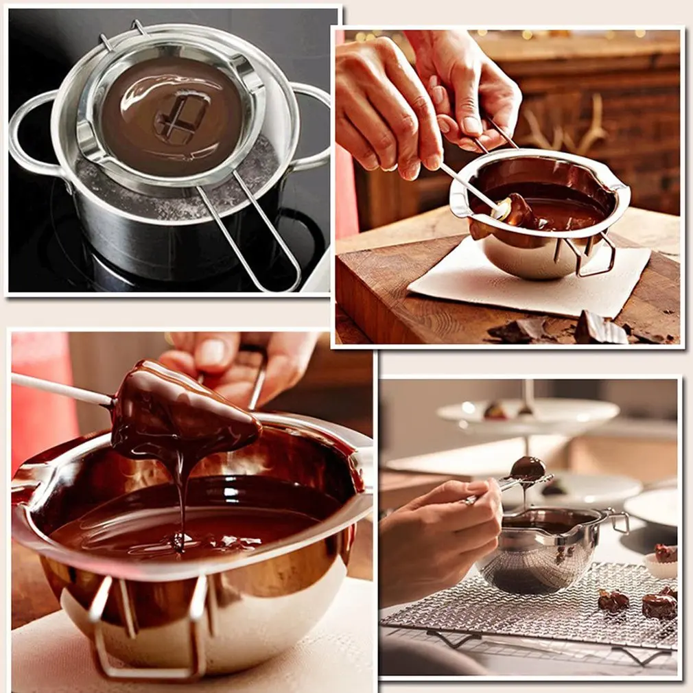 Universal Melting Pot Chocolate Butter Milk Melting Pot Portable Stainless Steel Gadget Kitchen Cooking Accessories