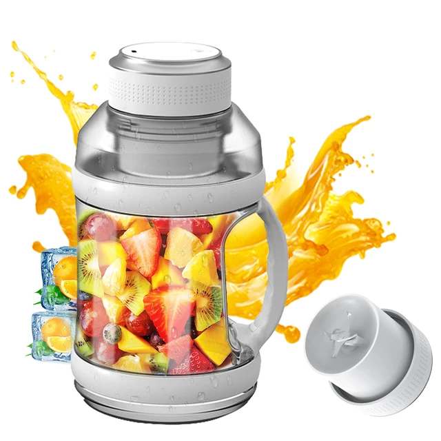 Sport Portable Blender 68oz Travel Juice Blender for Shakes and Smoothies BPA-Free Personal-Size Cordless Big Belly Bottle