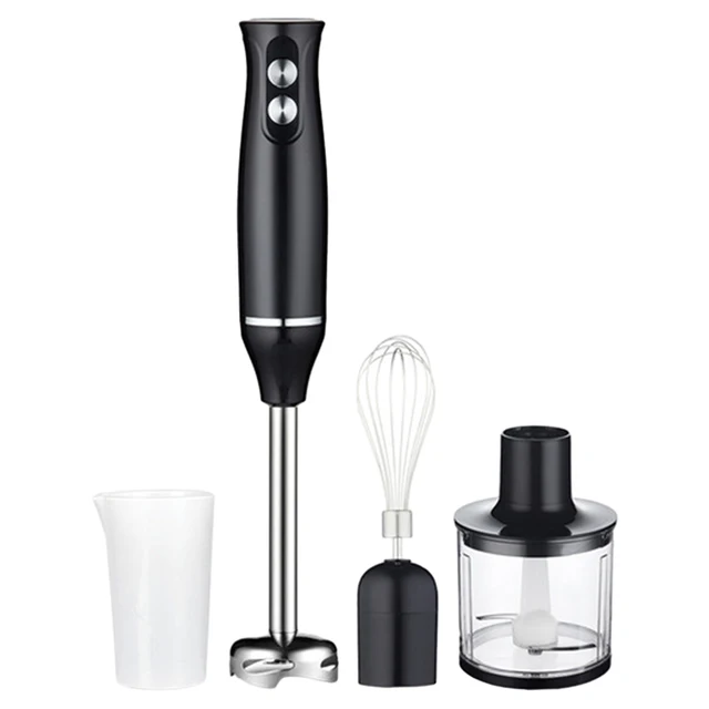 500W Handheld Stick Mixer Set 2 Mix Speed 4-In-1 Stainless Steel Blades Egg Whisk Whisk Juicer Electric Hand Blender SetProduct