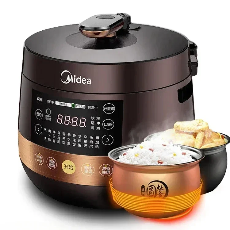 Household large-capacity intelligent high-pressure rice cooker multi-function electric pressure cooker