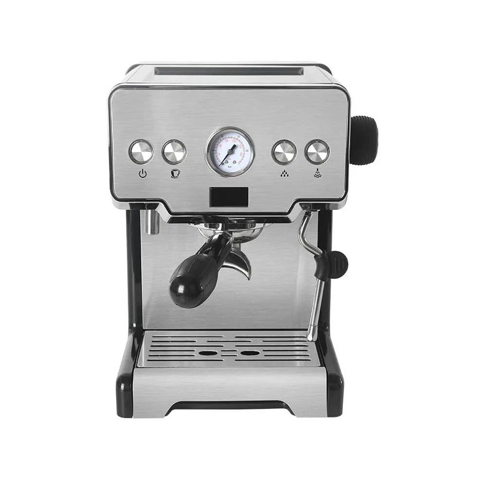 Espresso Coffee Machine 15 Bar Semi-Automatic Italian Coffee Maker For Café Popular Cappuccino Milk Bubble Maker